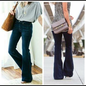 Express Eva Fit & Flare Jeans Dark Wash Size 8 Short